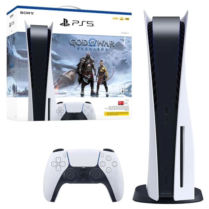 CONSOLA PS5 + GOD OF WAR RAGNAROK + MANDO